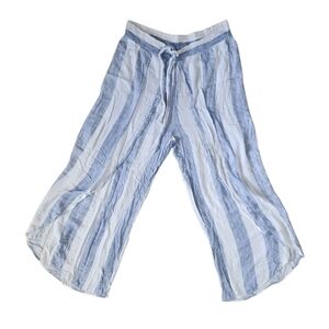 Goa By Japna Womens Beachwear Fax Wrap Wide Leg Pants Size Large Boho Hippie.